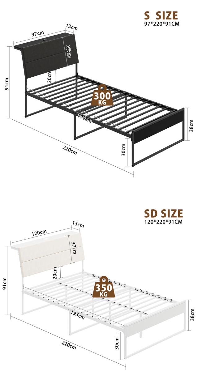 ベッドフレーム 折り畳み ベットフレームセミダブルサイズ コンパクトベッド シングルベッドフレーム ベッドマットレス付き ベッド キングサイズ パイプ ベッド