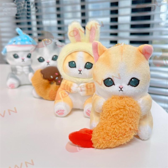 mofusand うさぎにゃん ぬいぐるみ キーホルダー ミニぬいぐるみ