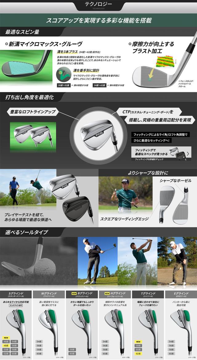ピン PING s159 ウェッジ メンズ ミッドナイト N.S.PRO MODUS TOUR 115 スチールシャフト 2024年モデル 日本正規品 日本モデル ゴルフ ゴルフクラブ 右用 右打ち 右利き NSプロ モーダスツアー115