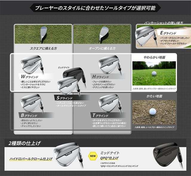 ピン PING s159 ウェッジ メンズ ミッドナイト N.S.PRO MODUS TOUR 115 スチールシャフト 2024年モデル 日本正規品 日本モデル ゴルフ ゴルフクラブ 右用 右打ち 右利き NSプロ モーダスツアー115