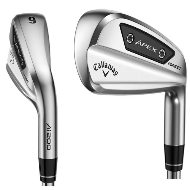 キャロウェイ APEX Ai200 アイアン 6本セット (#5-#9,P) メンズ 右用 N.S.PRO 950GH neo スチールシャフト Callaway 日本正規品 2024年モデル ゴルフクラブ アイアンセット