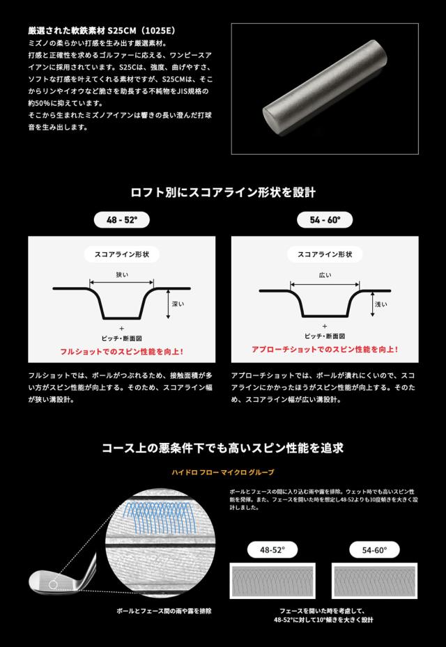 3月7日発売 ミズノ Mizuno Pro T-3 ウエッジ ホワイトサテンブラッシュ仕上げ メンズ 右用 N.S.PRO 950 GH neo スチールシャフト 2025年モデル ゴルフクラブ 日本正規品