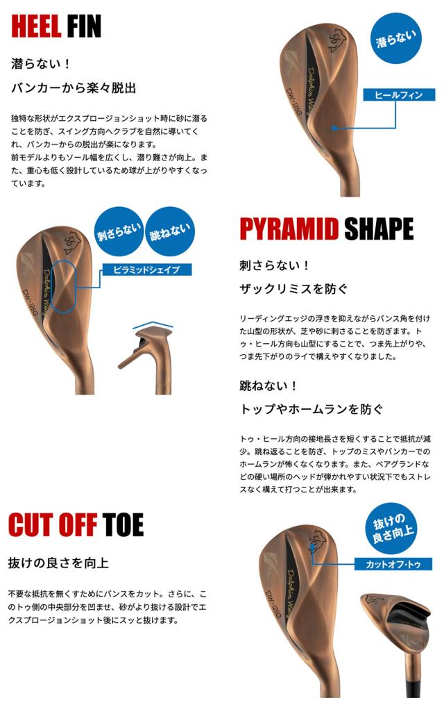 キャスコ DOLPHIN WEDGE DW-125G Copper ウェッジ カッパー メンズ 右用 セミグースネック N.S.PRO 950 GH スチール KASCO ゴルフクラブ 2025年モデル 日本正規品