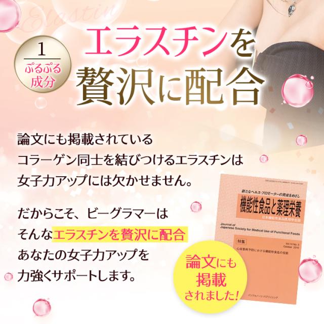 BeeGlamour　ビーグラマー バストケア 育乳  4袋セット 公式正規品はこちらのみ】 Beeglamour(ビーグラマー） 女子力
