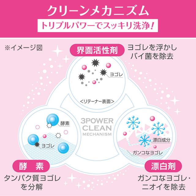 クリーンメカニズム！トリプルパワーでスッキリ洗浄
