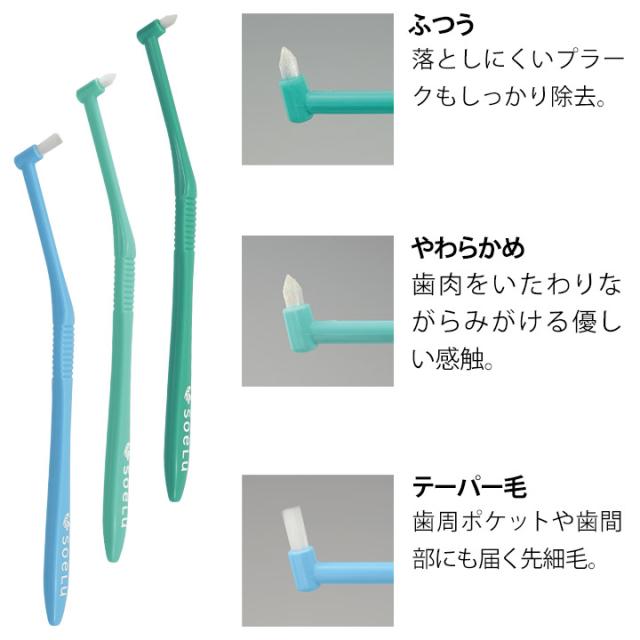 ソエル Soelu 歯ブラシ PLUS 3本セット
