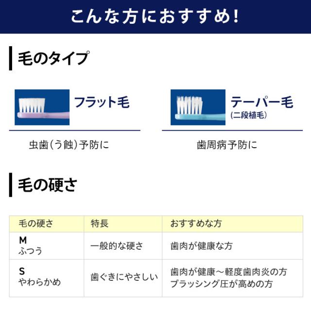 Dent1歯ブラシ flat411 / taper422