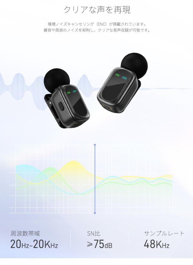 ワイヤレスピンマイク