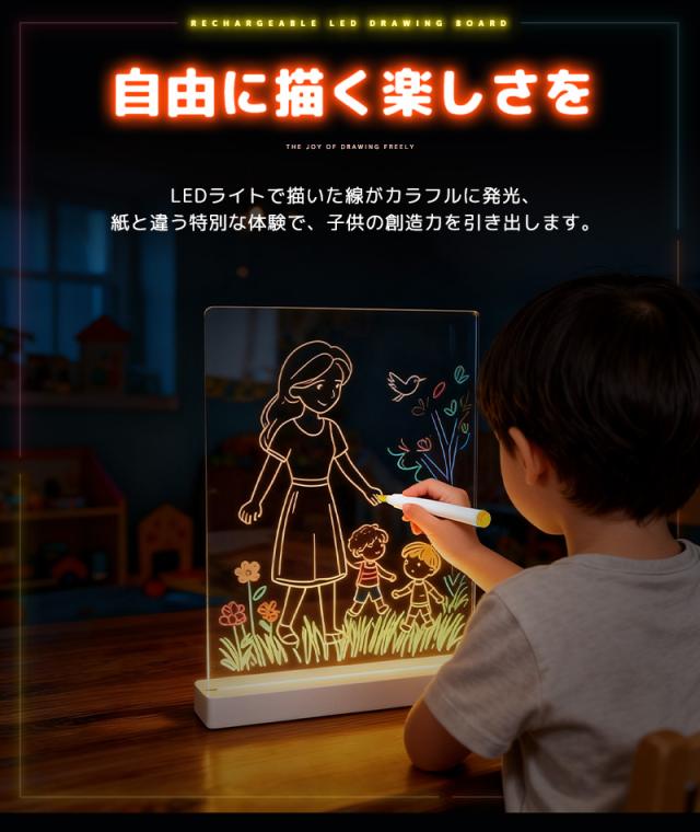 LEDアクリルメッセージボード