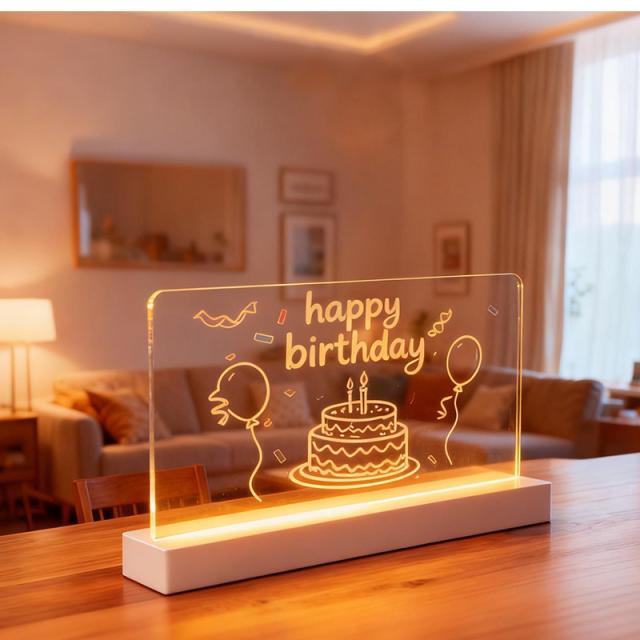 LEDアクリルメッセージボード