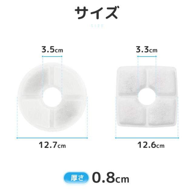ペット用自動給水機交換用フィルター