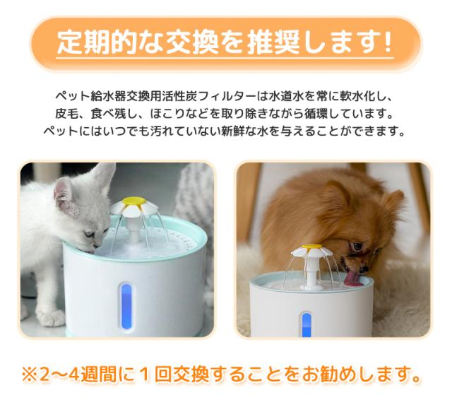 ペット用自動給水機交換用フィルター