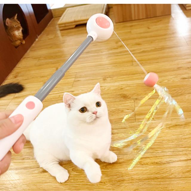伸縮棒ねこじゃらし