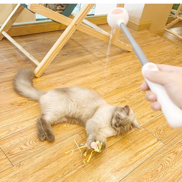 伸縮棒ねこじゃらし