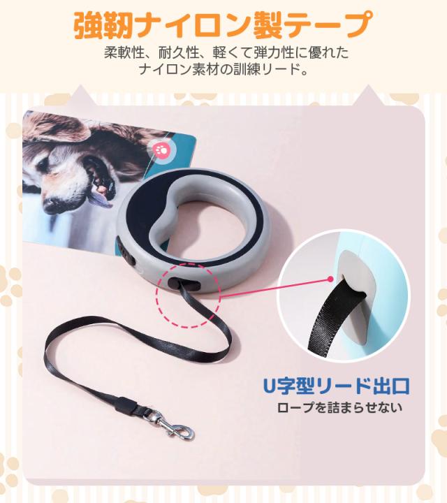 巻き取り式伸縮リード