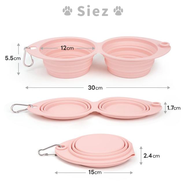 ペット用ダブルボウル