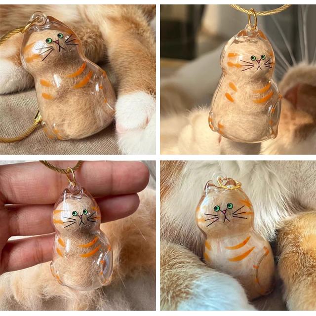 ペットの毛の入れ物