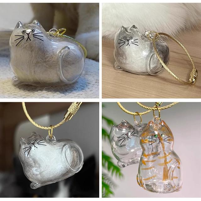 ペットの毛の入れ物