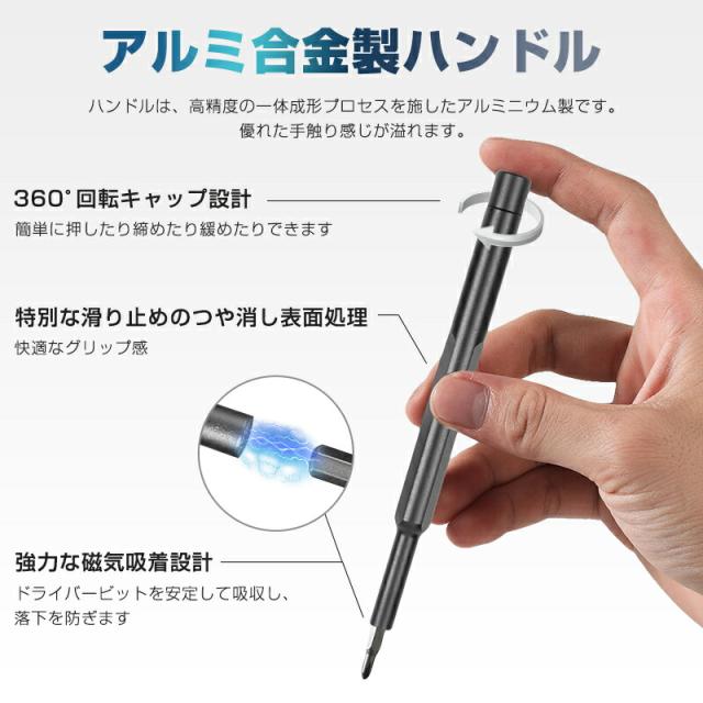 多機能精密ドライバーセット