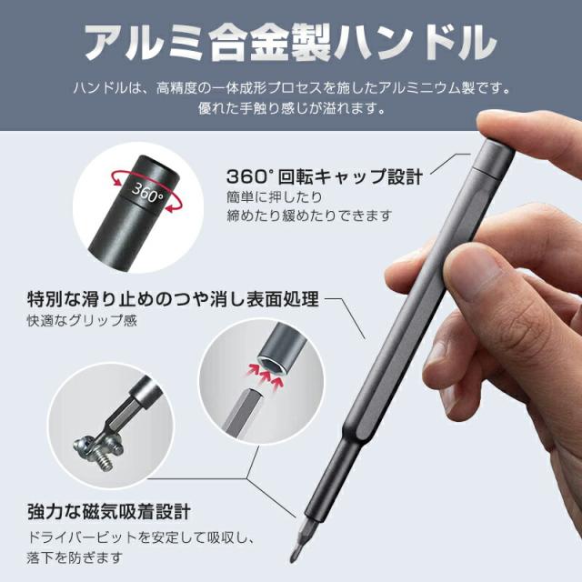 多機能精密ドライバーセット