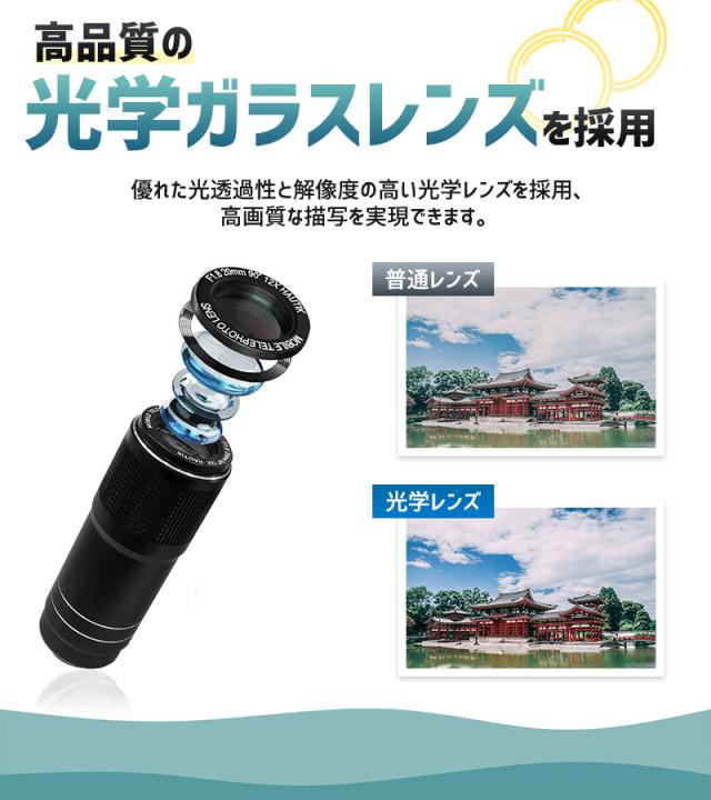 12倍望遠レンズ