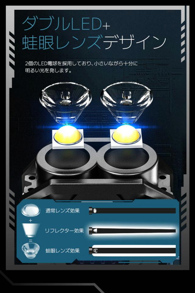 Type-c充電式ミニLEDライト