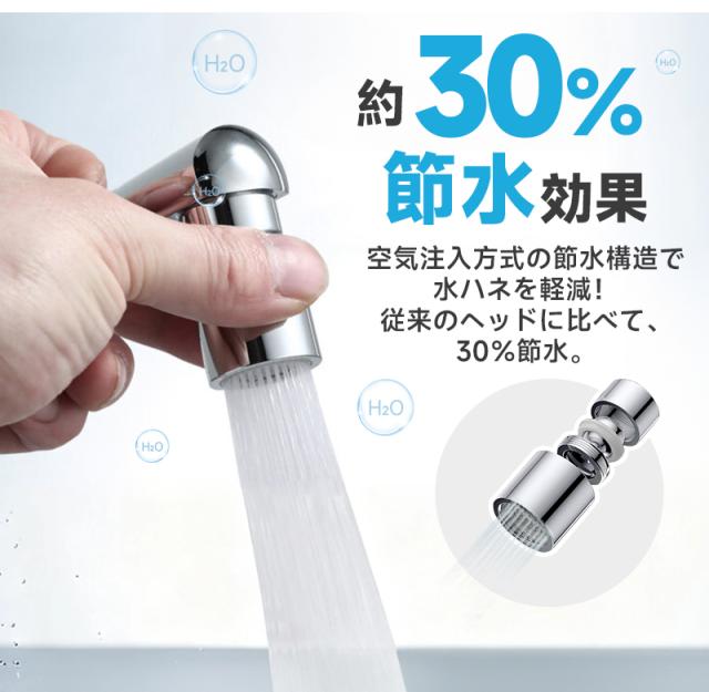 蛇口シャワーヘッド