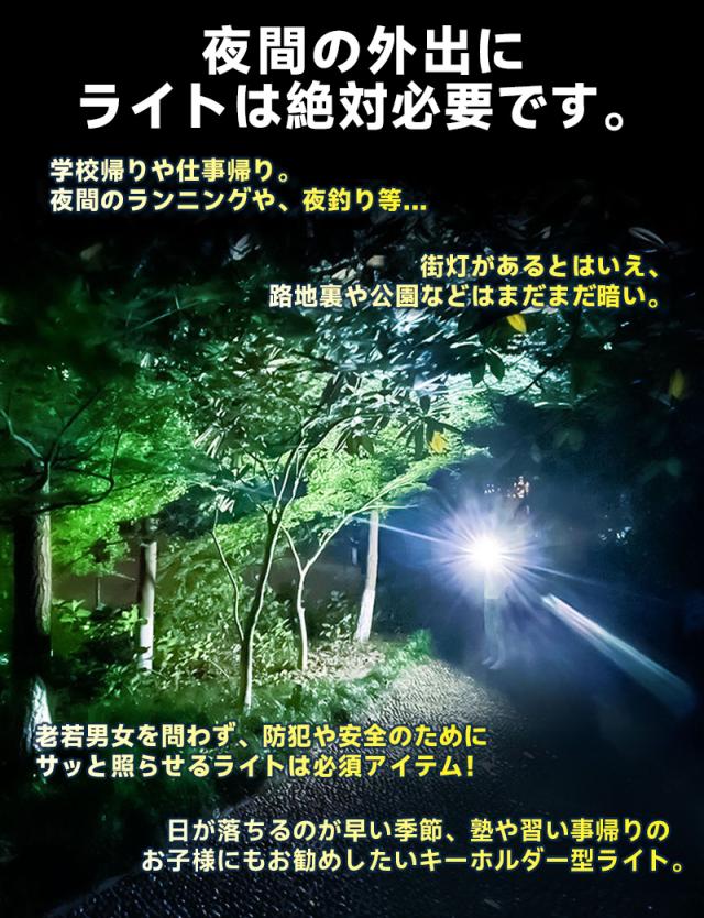 Type-c充電式ミニLEDライト