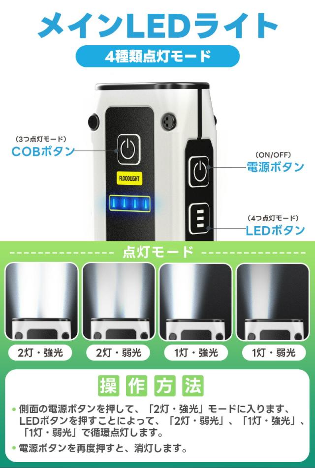 Type-c充電式ミニ懐中電灯