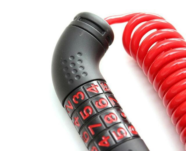 自転車用4桁ダイヤルロック