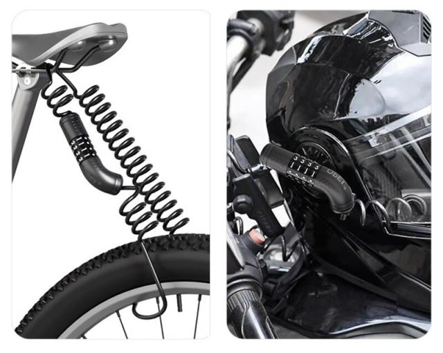 自転車用4桁ダイヤルロック