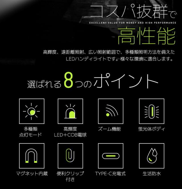 LEDハンディライト