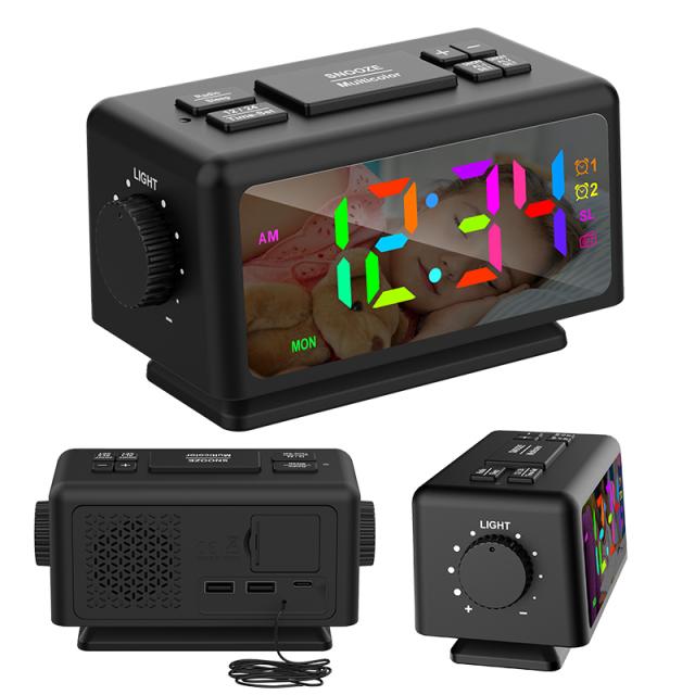 デュアル目覚まし時計