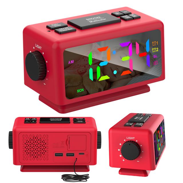 デュアル目覚まし時計