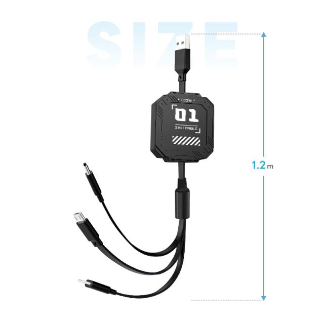 巻き取り式充電ケーブル