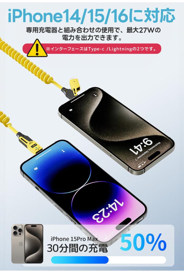 急速充電ケーブル