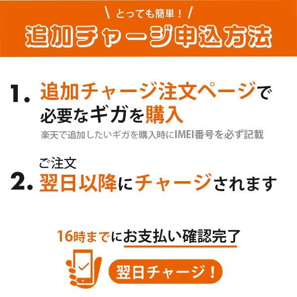チャージ式プリペイドWiFiの追加チャージ方法