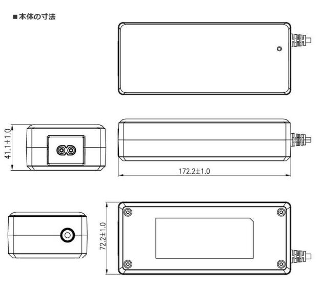 ACアダプター12V 10A