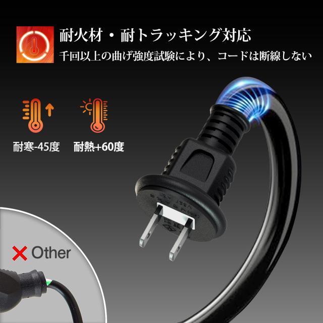延長コード スイッチ付き 防雨型 防錆ネジ 1m エコ 屋外 防雨キャップ付 作業用 延長ケーブル 蓋つき PSE認証 AC電源ケーブル 防雨型コード