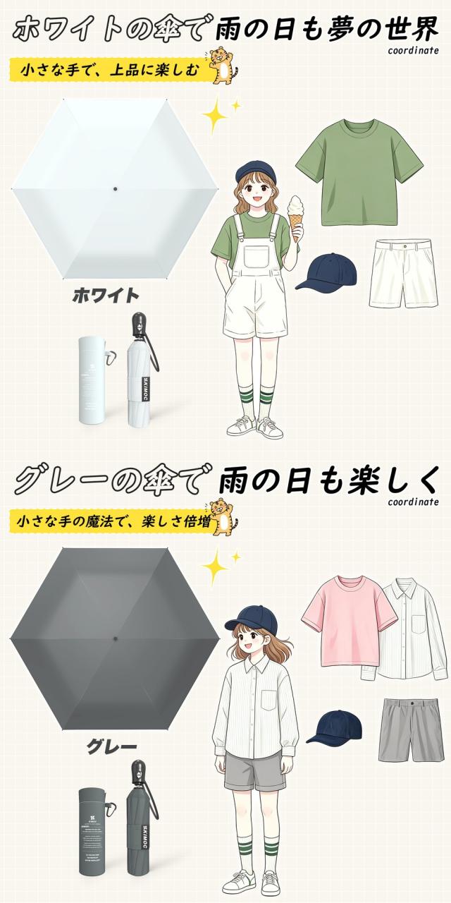 折りたたみ傘 自動開閉 日傘 ワンタッチ UVカット100% 完全遮光 子供 風に強い 3段エレガントデザイン 軽量 撥水 雨対策 紫外線対策 日焼け対策 カラー:ピンク