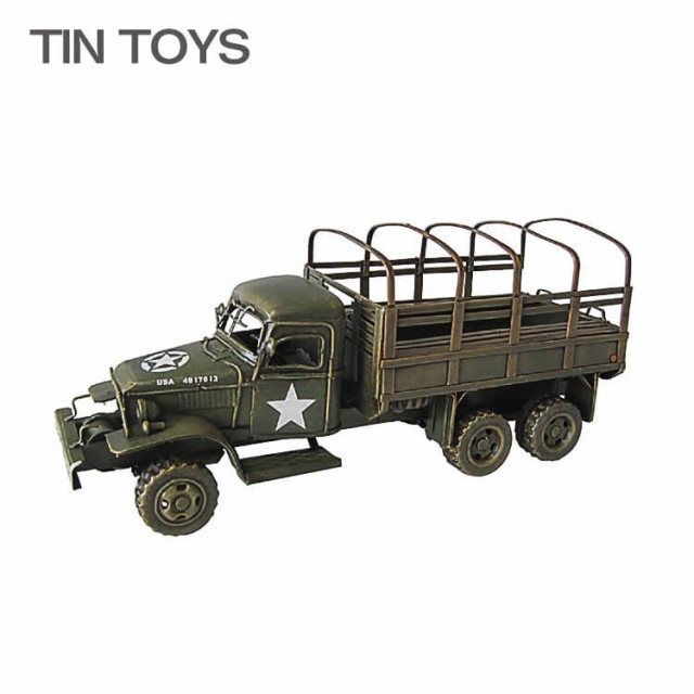 ブリキのおもちゃ truck 軍用車両 軍用トラック ジープ 戦車 玩具 置物