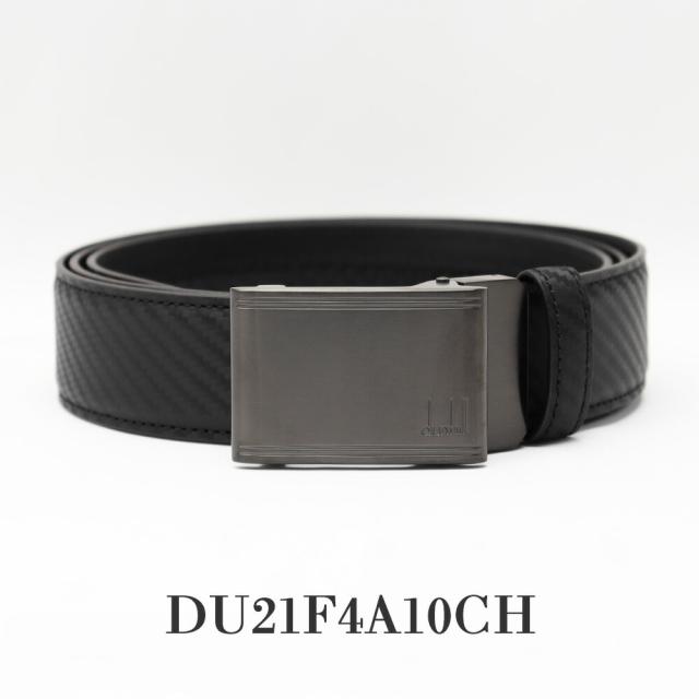 ダンヒル ベルト DU21F4A10CH dunhill メンズ 男性 ブランド イタリア製 革 レザー 本革 オートロック ブラック 黒 3.5cm 35mm ギフト プレゼント クリスマス 成人式