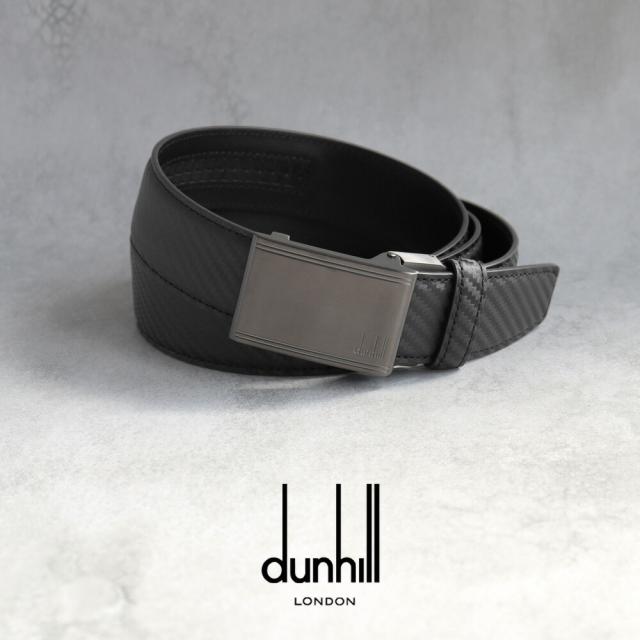 ダンヒル ベルト DU21F4A10CH dunhill メンズ 男性 ブランド イタリア製 革 レザー 本革 オートロック ブラック 黒 3.5cm 35mm ギフト プレゼント クリスマス 成人式