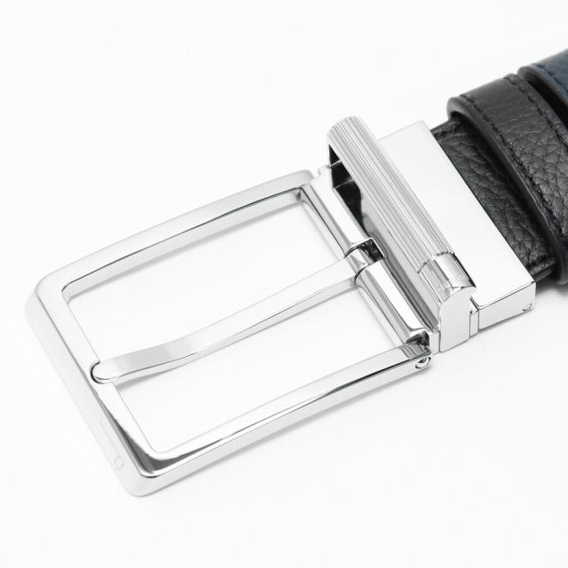 ダンヒル リバーシブル ベルト DU24F4T21 dunhill メンズ ブランド イタリア製 革 レザー 本革 3.5cm 35mm ブラック ブラウン ブルー ネイビー ギフト プレゼント クリスマス 成人式