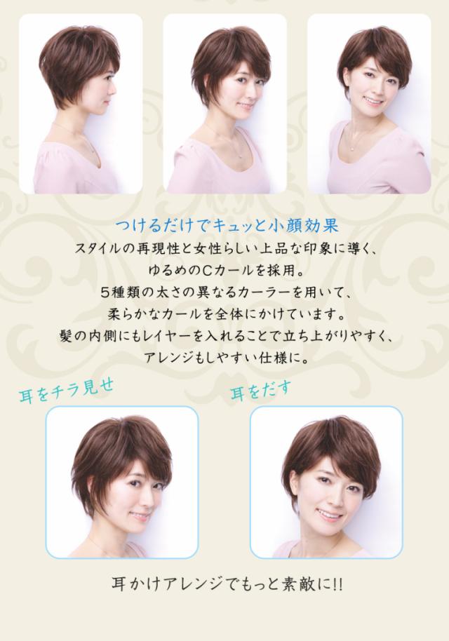 未使用 坂巻哲也プロデュース 臭い ヘアコサージュ フルウィッグ  