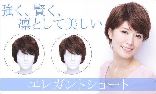 坂巻哲也 ヘアコサージュ フルウィッグ エレガントショート 送料