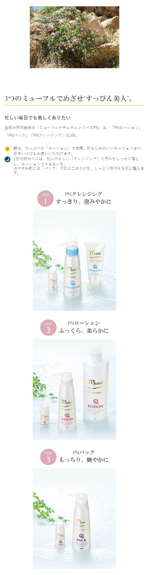 ミューフル PN ローション1L 横暴 2本 