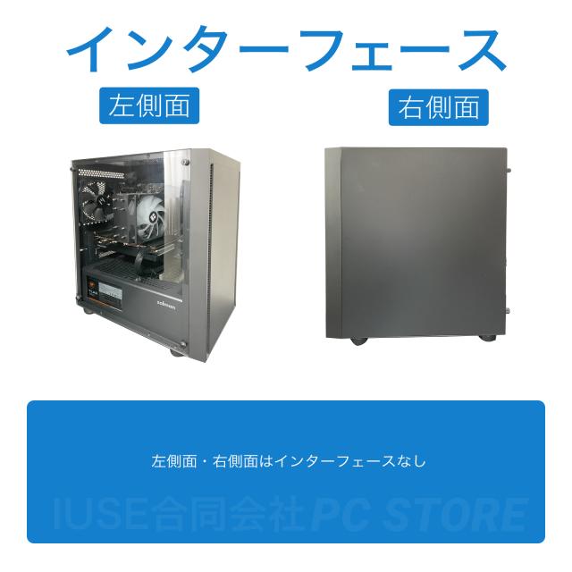 パソコンインターフェース左側面と右側面