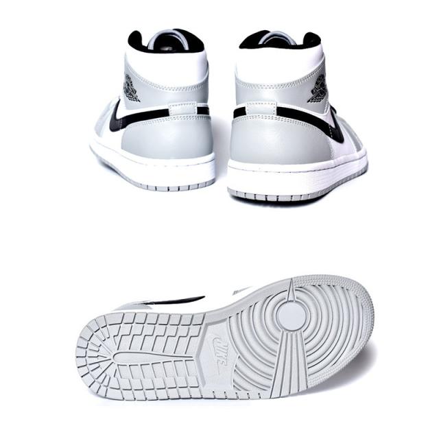 NIKE AIR JORDAN 1 MID LIGHT SMOKE GREY ナイキ エア