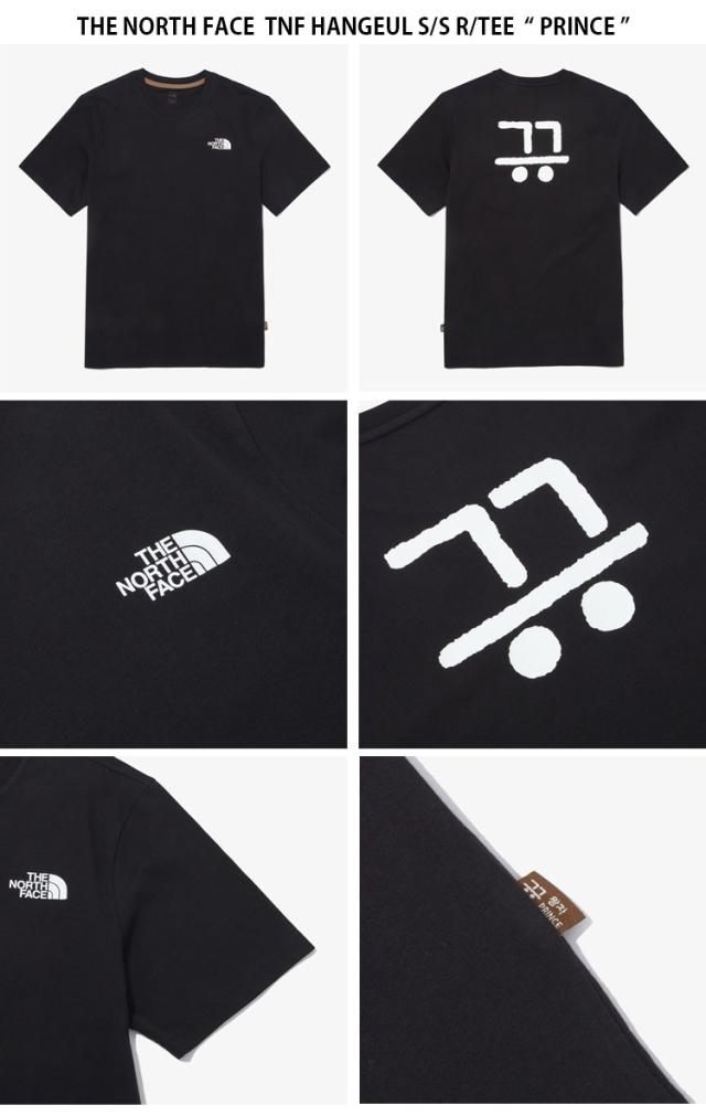THE NORTH FACE ノースフェイス Tシャツ TNF HANGEUL S/S R/TEE ティーシャツ 半袖 ブラック メンズ レディース NT7UQ52/53/54